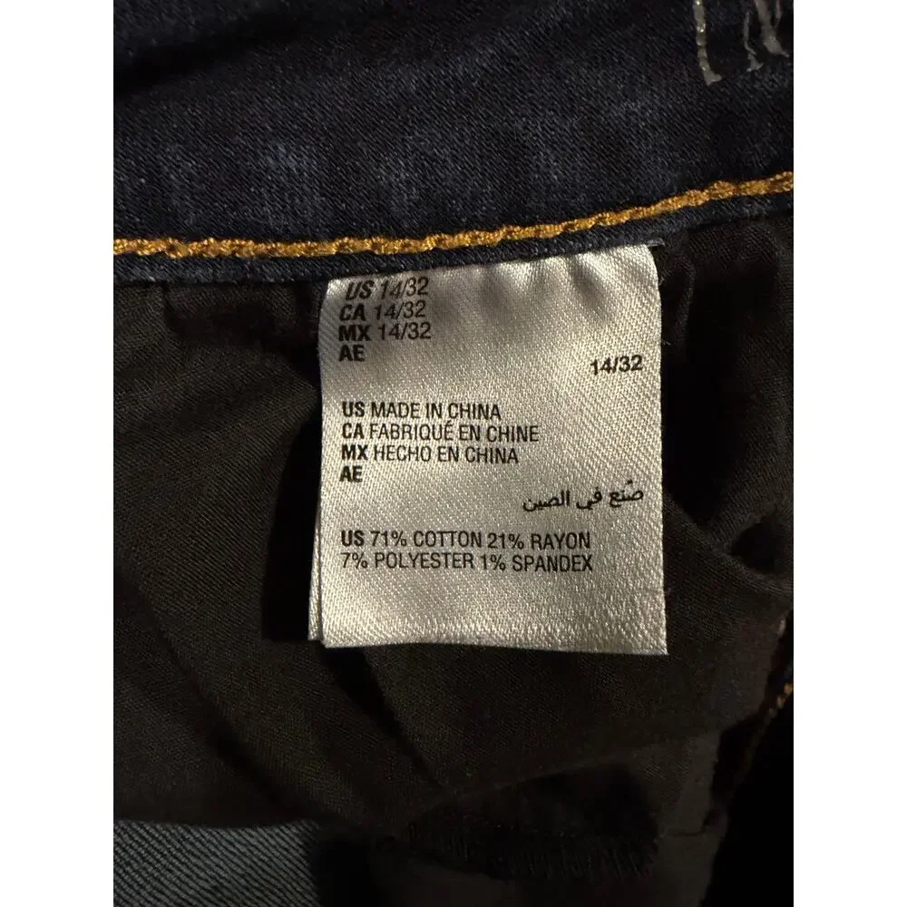 INC Concepts Madison Skinny Jeans Dark Wash Stretch 14/32 Denim Curvy Ankle - Picture 8 of 14